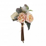 Kunstlillede kimp FLOWER, roosa roos