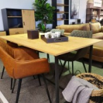 S&ouml;&ouml;gilaud AMSTERDAM 160x90xH75cm, tamm / must