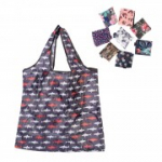 Ostukott POCKET BAG 45x40cm, kokkupandav, erinev, 100% pol&uuml;ester