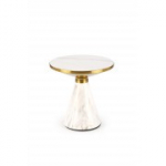 Diivanilaud TALBI, valge marmor/valge/kuld