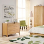 Kummut CHAMBA 3 sahtliga, 90x45xH75cm, puit: tammespoon, v&auml;rvus: naturaalne