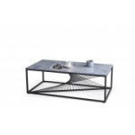 Diivanilaud INFINITY 2, hall marmor / must (2p=1tk)