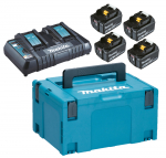 Akukomplekt Powerpack LXT &reg;- 4x18V 5,0Ah +DC18RD Makpac kohvris