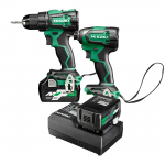 Akut&ouml;&ouml;riistade komplekt 2x5,0Ah MULTIVOLT  DS18DE + WH18DE harjadeta mootor + HSC kohver