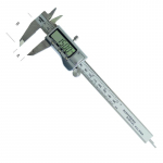 Nihik 155mm digitaalne, t&auml;psus 0,02mm lukustusega veekindel IP65