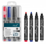 Marker PICA &uuml;mar 1-4mm (4/tk pakk) punane, sinine, must, valge