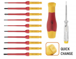 Kruvikeerajate komplekt 12-osaline, VDE, vutlaris