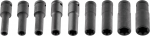 L&ouml;&ouml;kpadrunite komplekt 1/2" pikad CR-MO, 9-osaline E10, E11, E12, E14, E16, E18, E20, E22, E24
