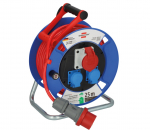 Pikendusjuhe 25m 400V, CEE 16A 1 IP44 plast trummel AT-N07V3V3-F 5G1,5mm&sup2;
