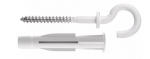 Konks lahtine kraega 5x86 Zn + t&uuml;&uuml;bel 8x51 (2/tk pakk), blister