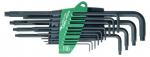 Torx-v&otilde;tmete komplekt  L-v&otilde;ti, 13-osaline