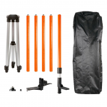 Teleskoopstatiiv kuni 370cm 1/4" ja 5/8"