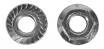 Mutter kraega rihveldatud M16 Zn DIN 6923 (2/tk pakk)