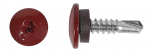 Plekikruvi T-TAP tihendiga 4,8x20 RR28 tumepunane (25/tk pakk)