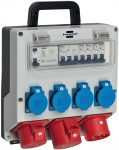 Vooluv&otilde;tukeskus 4/32 IP44, LS 230V/16A 1xLS 400V/16A, 1xFI 40A 30mA