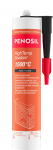 Penosil HighTemp Sealant +1500&deg;C 280ml, must k&otilde;rget temperatuuri taluv hermeetik