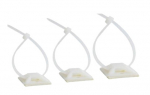 Kaablisideme liimalus 28x28mm valge (100/tk pakk)