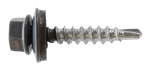 Katusekruvi puur 4,8x28 RR23 tumehall (250/tk karp)