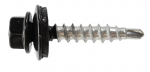 Katusekruvi puur 4,8x28 RR33 must (250/tk karp)