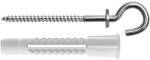 Konks lahtine Zn + t&uuml;&uuml;bel 6x41 Nailon (2/tk pakk)