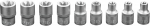 Padrunite komplekt 1/2" TORX E10-E24 9-osaline