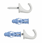 Konks universaalne VERSAHOOK (2/tk pakk) valge 9kg