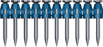 Betooninael 2,7x32mm NB-32 (1000tk/pakk) sobib GNB 18V-38
