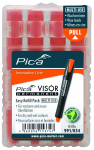 T&auml;ites&uuml;si PICA Visor permanent markerile, oranž (4/tk pakk)
