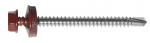 Katusekruvi puur 4,8x50 RR28 tumepunane (100/tk karp)
