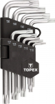 Torx-v&otilde;tmete komplekt 9-osaline, ТX10-ТX50 l&uuml;hikesed