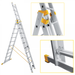 Redel 3x14 astet, 3-osaline 4,11m-10,34m