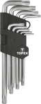 Torx-v&otilde;tmete komplekt 9-osaline,TX10-TX50, pikad