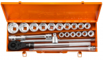 Padrunite komplekt 3/4" 21-osaline