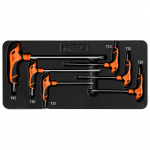 Torx-v&otilde;tmete komplekt, 6-osaline, k&auml;ru sahtlisse