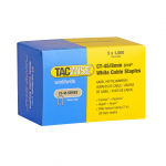 Klambrid kaablile CT-45/8mm valge (1000/tk pakk)