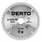 Saeketas 200x1,6x30mm TCT, 60 hammast alumiiniumile