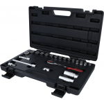 Padrunite komplekt 3/8" kaksteistkant, 22-osaline