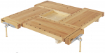 Lauaplaat Kvadrat, Sj&ouml;bergs 1300x1300x60 mm, p&ouml;&ouml;k