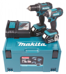 Akut&ouml;&ouml;riistade komplekt Combokit DLX2127MJ 18V 2x4,0Ah Li-ion + MAKPAC kohver