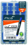 T&auml;ites&uuml;si PICA Visor permanent markerile, sinine (4/tk pakk), BLISTER
