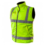 Helkurvest voodriga, kahepoolne, veekindel XL/56 kollane