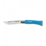 Opinel Colorama 07 Inox Grab Blister Blue Kokkupandav nuga