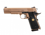 CyberGun Spartan STS-7 1911 Tan ASG GBB Airsoft-p&uuml;stol 6 mm Green Gas