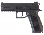 Action Sport Games ASG GBB CZ P-09 Black Airsoft-p&uuml;stol 6 mm Green Gas 0,8J
