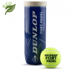 Dunlop FORT PADEL FIP Padel-tennisepallid, 3 tk.