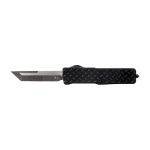 Templar Knife Large Zinc Diamond Plate Tanto Black OTF Kokkupandav nuga