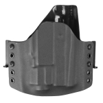 RH Holsters OWB CZ P-07 1/2 Sweatguard Speedloops Right Black 40 mm P&uuml;stoli ja Fenix GL22 taskulambi kott