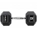 HMS Hex Pro 12 kg kuusekilbiga hantel