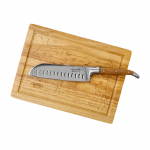 Laguiole Santoku Olive K&ouml;&ouml;ginuga koos l&otilde;ikelauaga