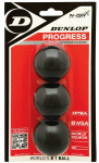 DUNLOP PROGRESS Squashipallid, 3 tk.
